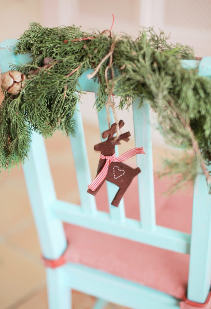 Homemade Christmas ornament reindeer