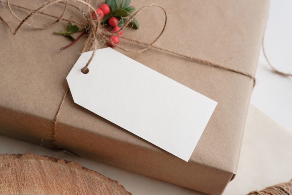 Christmas gift tag